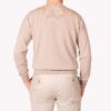 Maglia Girocollo beige in pura lana merino extrafine